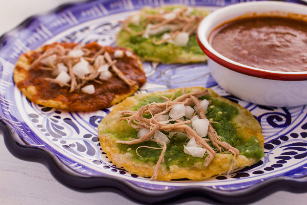 chalupas poblanas, mexican food Puebla Mexico